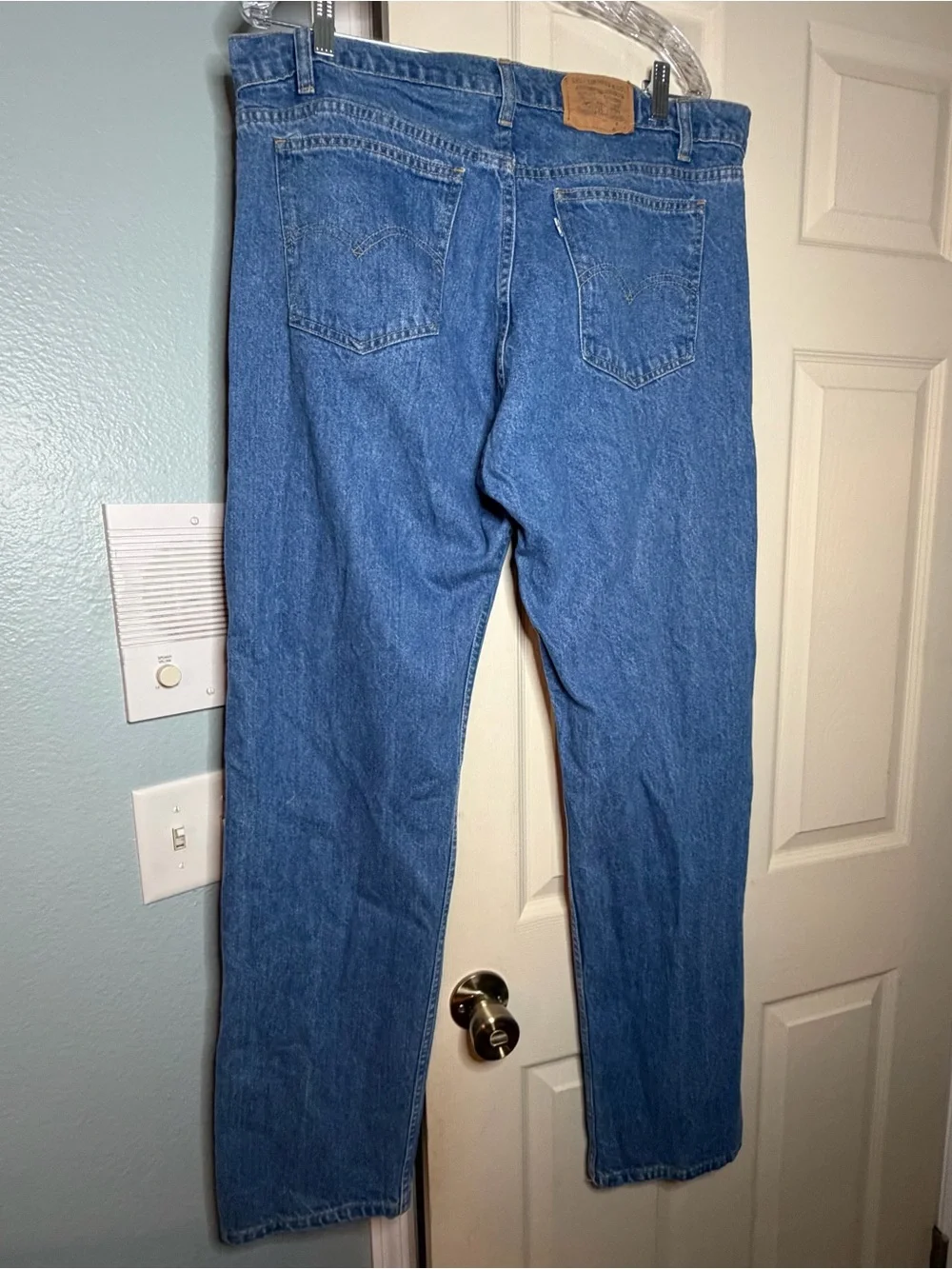 Levi's Relaxed Fit Blue Denim White Label Jeans